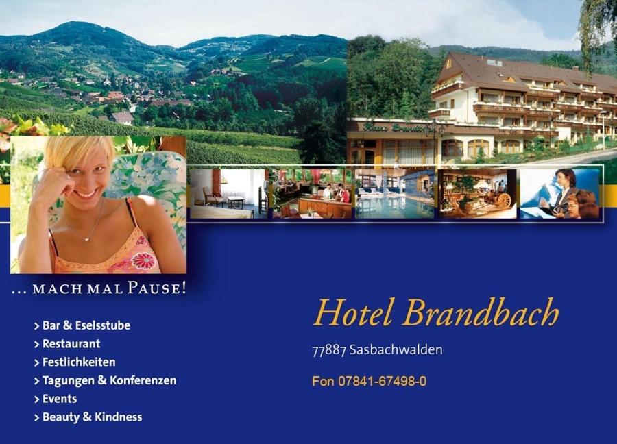 סאסבאכוואלדן Hotel Brandbach מראה חיצוני תמונה